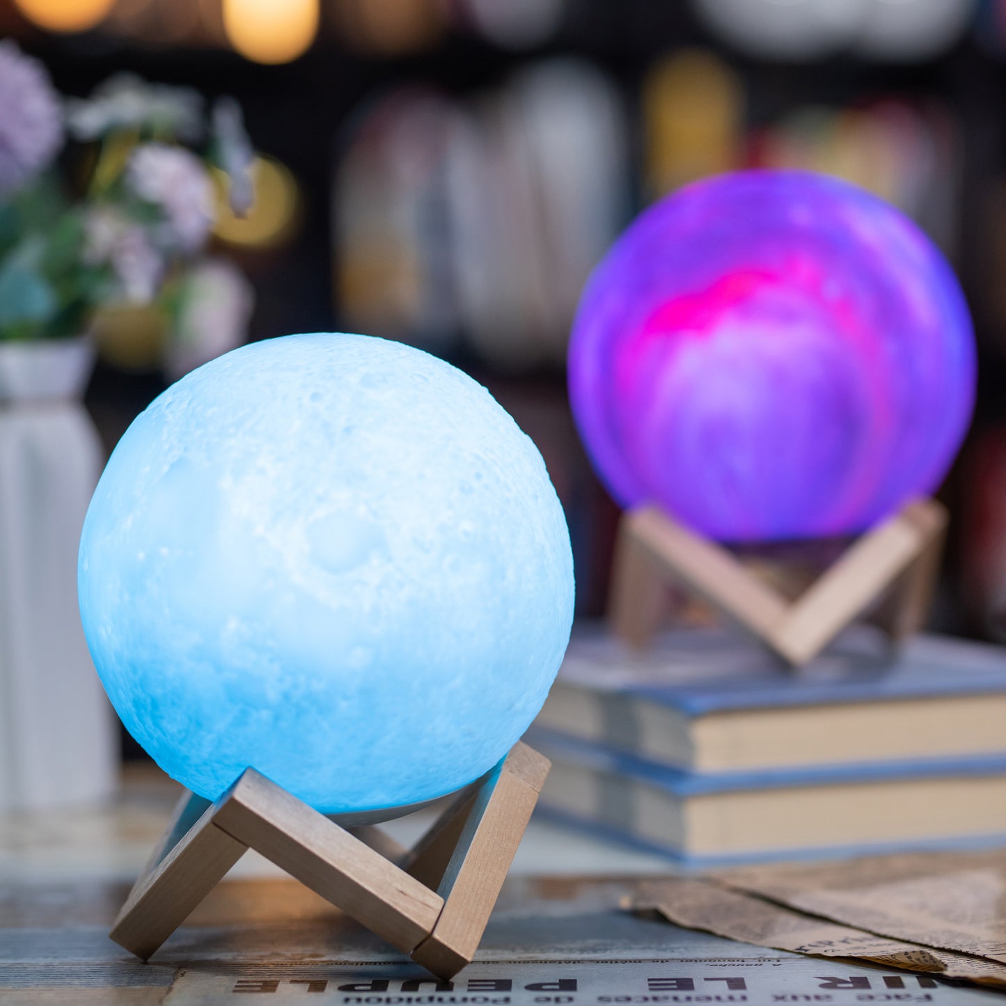 5.9 inch Moon Lamp Bluetooth Speaker