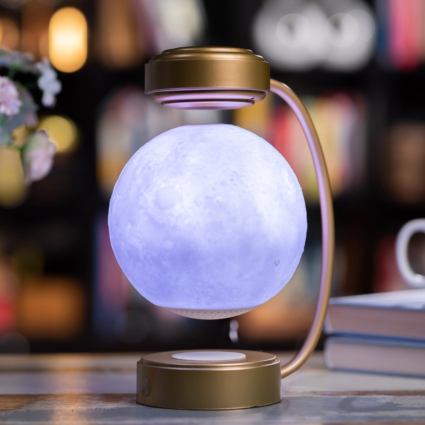 Magnetic Levitation Moon Bluetooth Speaker