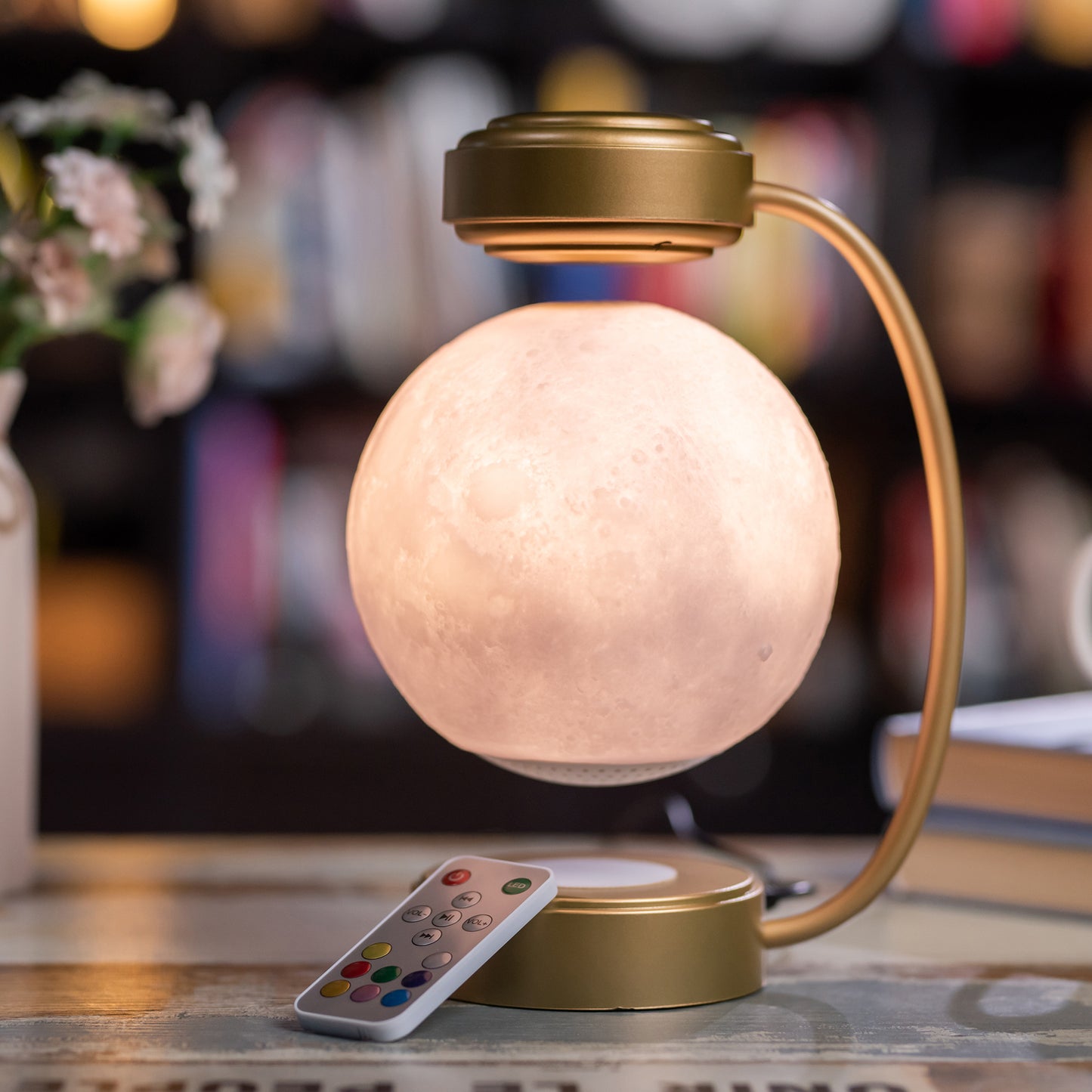 Magnetic Levitation Moon Bluetooth Speaker