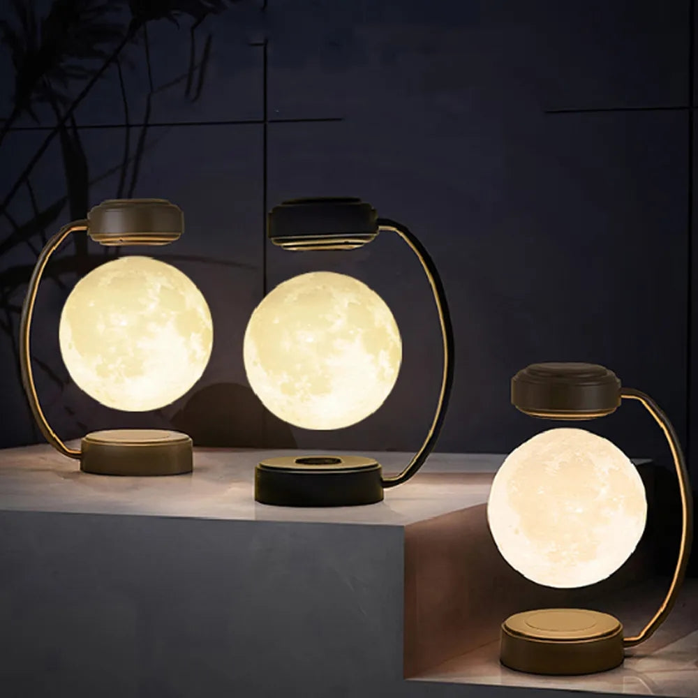 Magnetic Levitating 3D Printer  Moon Lamp