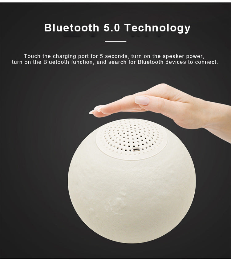 Magnetic Levitation Moon Bluetooth Speaker