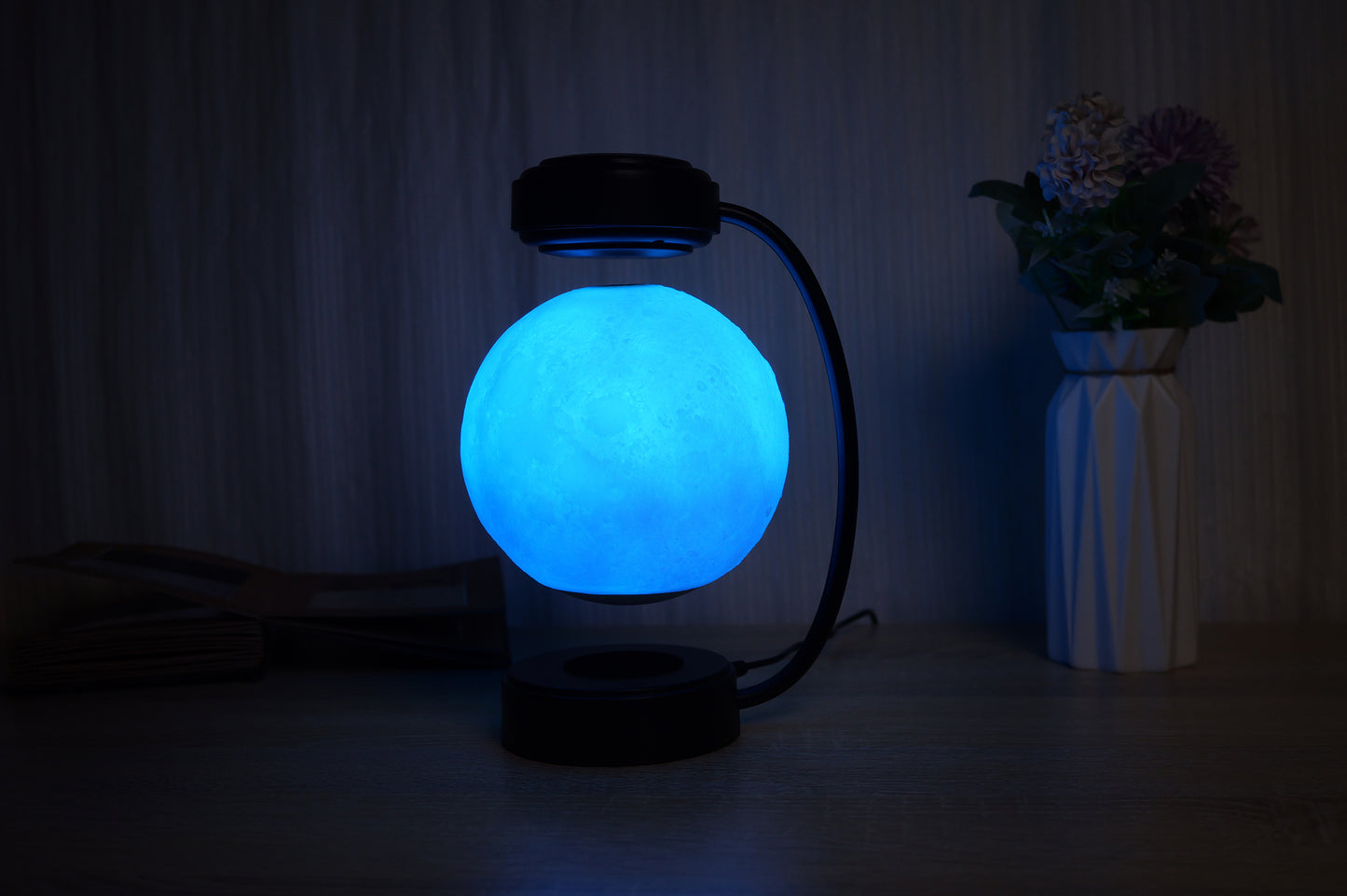 Magnetic Levitation Moon Bluetooth Speaker